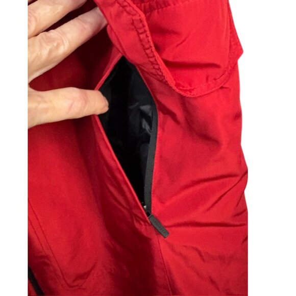 BERNARDO Insulated Hooded Raincoat RED Size S Mid-Length Water-Resistant - Picture 6 of 14